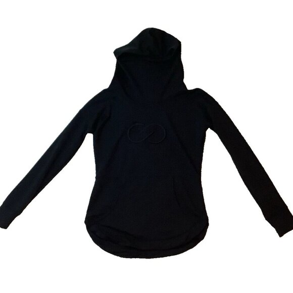 Calia by Carrie Underwood Funnel Neck Black Hoodie Sweatshirt Womens Size S - Picture 3 of 10